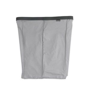 Sac de rezerva pentru cosul de rufe Bo 2x 45 L, Brabantia, Grey, 85x82x3.8 cm, textile, gri imagine