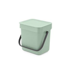 Cos de gunoi, Brabantia, Sort&Go, 3 L, 13.9x18.8x18.1 cm, polipropilena, verde jad imagine