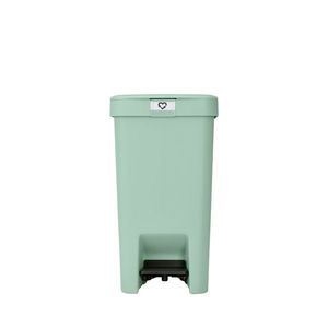 Cos de gunoi cu pedala, Brabantia, StepUp, 16 L, 29.6x22.3x41.1 cm, polipropilena, verde jad imagine