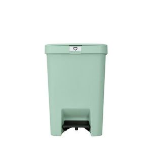 Cos de gunoi cu pedala, Brabantia, StepUp, 25 L, 35.2x28x40.9 cm, polipropilena, verde jad imagine