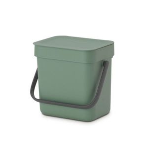 Cos de gunoi, Brabantia, Sort&Go, 3 L, 13.9x18.8x18.1 cm, polipropilena, verde brad imagine