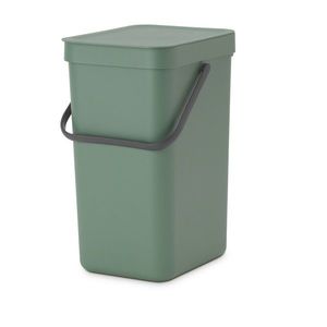 Cos de gunoi, Brabantia, Sort&Go, 12 L, 24.9x20x35.1 cm, polipropilena, verde brad imagine