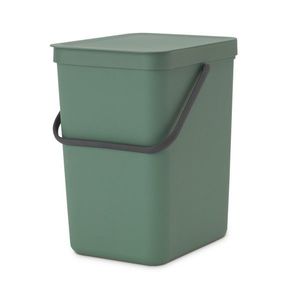 Cos de gunoi, Brabantia, Sort&Go, 25 L, 34.5x26.8x40.1 cm, polipropilena, verde brad imagine