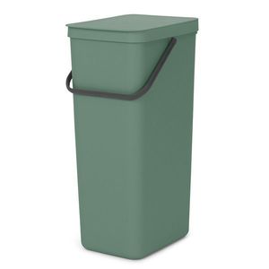 Cos de gunoi, Brabantia, Sort&Go, 40 L, 34.5x26.8x62 cm, polipropilena, verde brad imagine