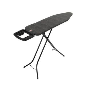 Masa de calcat, Brabantia B, Denim Black, 124x38 cm, 7 pozitii de reglare, otel/bumbac imagine