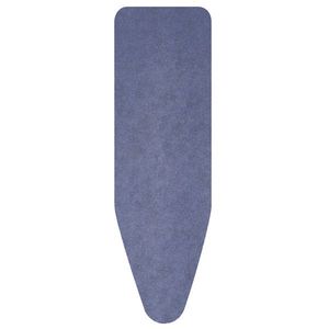 Husa pentru masa de calcat, Brabantia B, Denim Blue, 124x38 cm, 8 mm spuma, bumbac imagine