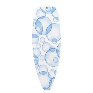 Husa pentru masa de calcat, Brabantia D, PerfectFlow Bubbles, 135x45 cm, 2 mm spuma, bumbac imagine