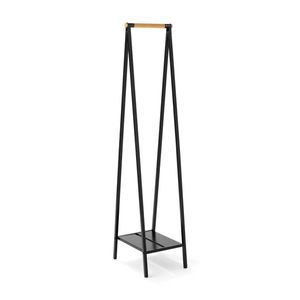 Suport pentru haine, Brabantia, Linn, 47.6x34x170 cm, otel, negru imagine