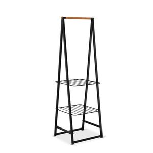 Suport pentru haine, Brabantia, Linn, 57x60.6x190 cm, otel, negru imagine