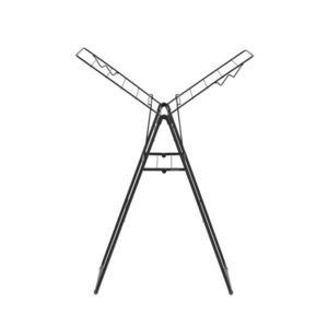 Uscator de rufe, Brabantia, Hangon Matt, 15 m capacitate de uscare, otel, negru mat imagine