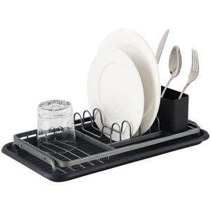 Scurgator de vase cu suport tacamuri FR-3821A, Luigi Ferrero, 42x23x12 cm, aluminiu rezistent la rugina imagine