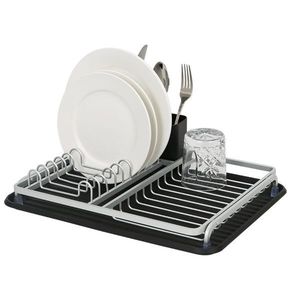 Scurgator de vase cu suport tacamuri FR-3932A, Luigi Ferrero, 43x32x12 cm, aluminiu rezistent la rugina imagine