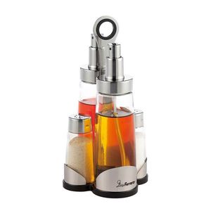 Oliviera 5 piese Vienna, Luigi Ferrero, 11x9.8x22 cm, 60 ml, 200 ml, inox/sticla imagine