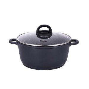 Oala cu capac Hanna, Luigi Ferrero, 20x8.4 cm, 2.3 L, aluminiu turnat imagine