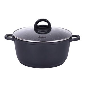 Oala cu capac Hanna, Luigi Ferrero, 24x11.5 cm, 4.4 L, aluminiu turnat imagine