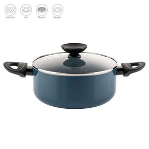 Oala cu capac Prima, Luigi Ferrero, 22x9.5 cm, 3.1 L, aluminiu presat imagine