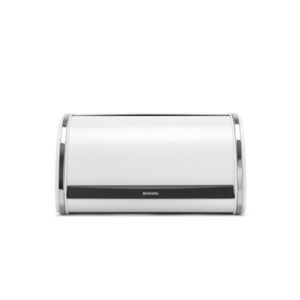 Cutie pentru paine, Brabantia, Roll Top, 31.6x26.5x17.3 cm, otel, alb imagine