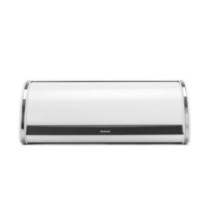 Cutie pentru paine, Brabantia, Roll Top, 44.5x26.2x17.3 cm, otel, alb imagine