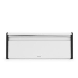 Cutie pentru paine, Brabantia, Fall Front, 46.5x25x18.7 cm, otel, alb imagine