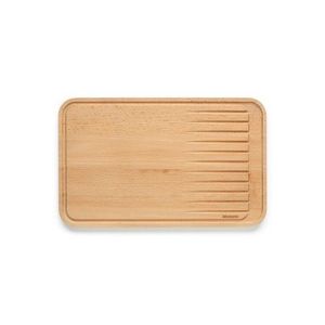 Tocator pentru carne, Brabantia, Profile, 40x25x1.9 cm, lemn de fag, natural imagine
