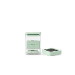 Feliator legume cu 3 lame, Brabantia, Tasty+, 11.1x11.1x15.1 cm, plastic, verde jad imagine