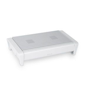 Plita cu lumanari pentru incalzit mancare, Brabantia, White, 35.7x18.8x8 cm, otel/aluminiu, alb imagine