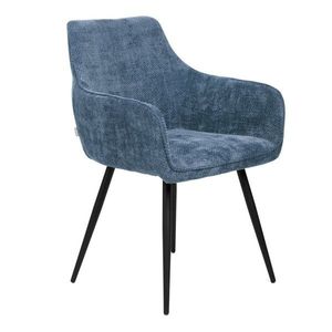 Scaun Satori Pop, Homla, 59x57x84 cm, MDF/metal/poliester, albastru imagine