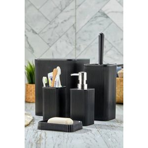 Set de baie, L'essentiel Maison, PZR-059, Negru imagine