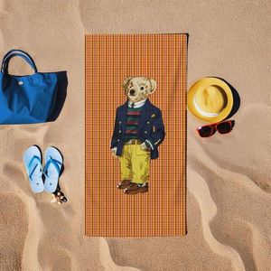 Prosop de plaja, L'essentiel Maison, BT2023002, 75x150 cm, Portocaliu imagine