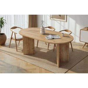 Masa, Nordure, Sablin, 180x75x90 cm, Maro imagine