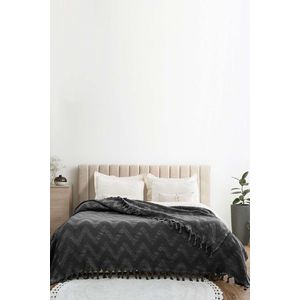 Cuvertura matlasata dubla, L'essentiel Maison, Naomi, Antracit imagine