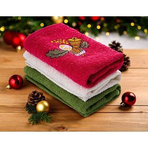 Set prosoape, L'essentiel Maison, Xmas, Multicolor imagine