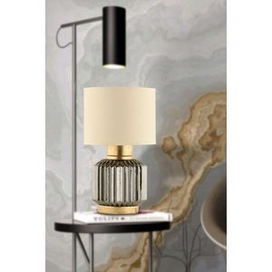 Lampa de masa, Opviq, 433NUV1524, Crem / Gri imagine
