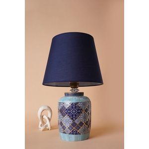 Lampa de masa, Opviq, 687HMY2215, Albastru imagine