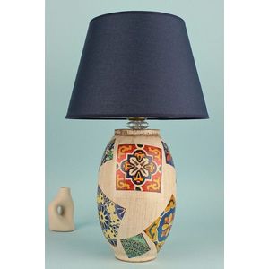 Lampa de masa, Opviq, 687HMY2371, Albastru navy imagine