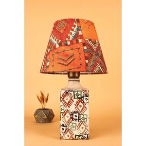 Lampa de masa, Opviq, 687HMY2434, Multicolor imagine
