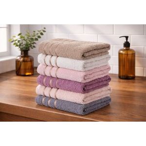 Set prosoape, L'essentiel Maison, Line, Multicolor imagine