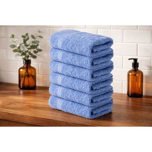 Set prosoape, L'essentiel Maison, Textured, Albastru imagine