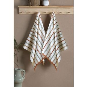 Set prosoape, L'essentiel Maison, Alba, Crem imagine