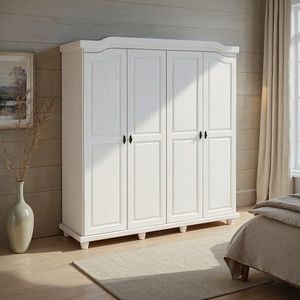 Dulap Isny, Inter Link, 182x60x198 cm, lemn, alb imagine