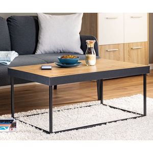 Masuta de cafea Passione, Inter Link, 90x55x40 cm, lemn, stejar imagine