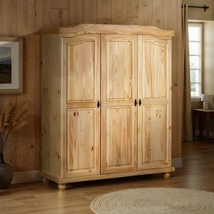 Dulap Bern, Inter Link, 150x56x180 cm, lemn, natur imagine