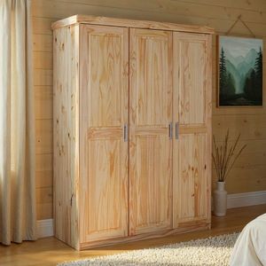 Dulap Pelle, Inter Link, 140x55x190 cm, lemn, natur imagine