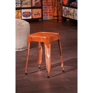 Scaun Reema, Inter Link, 35x35x45 cm, metal, cupru imagine