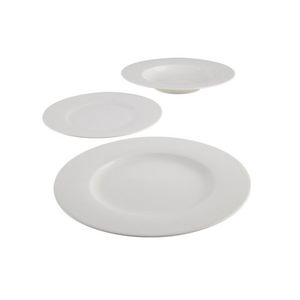 Set de masa 12 piese, Vivo Villeroy & Boch, Basic White Starter, portelan premium, alb imagine