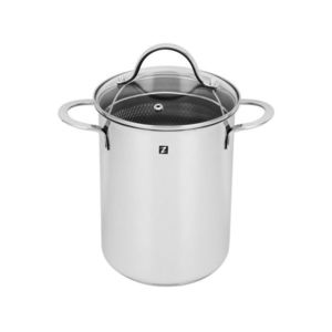Oala cu capac pentru sparanghel/paste, Zokura, 4.2 L/16 cm, inox imagine
