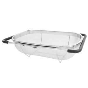 Strecuratoare cu manere reglabile, Zokura, 34x24x11 cm, inox/cauciuc imagine