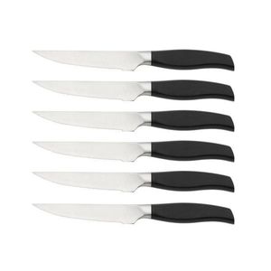 Set 6 cutite friptura + cutie, Zokura, inox/lemn de salcam imagine