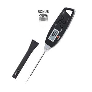 Termometru carne rezistent la apa, Zokura, -50°C/300°C, negru imagine
