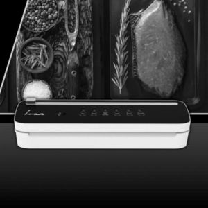 Aparat pentru vidat alimente Fram, 100W, crem/negru imagine